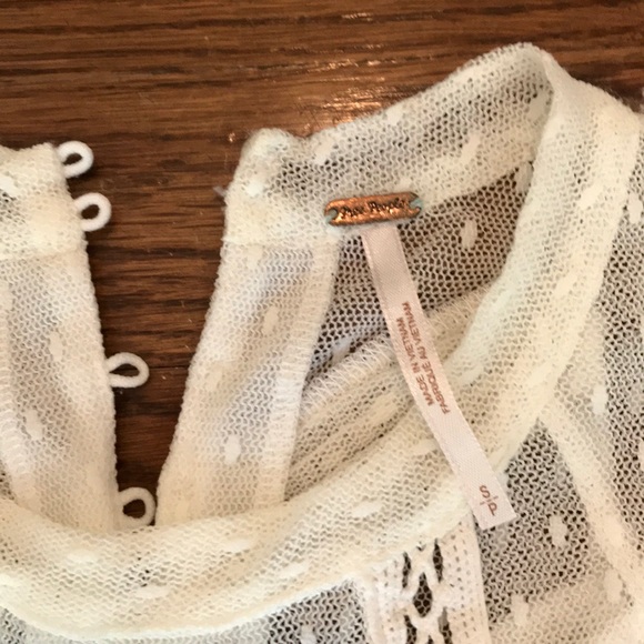 Free people mesh lace top - Picture 2 of 3